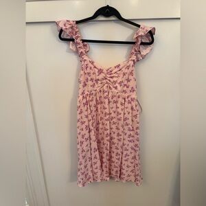 Floral Pink Kids Dress